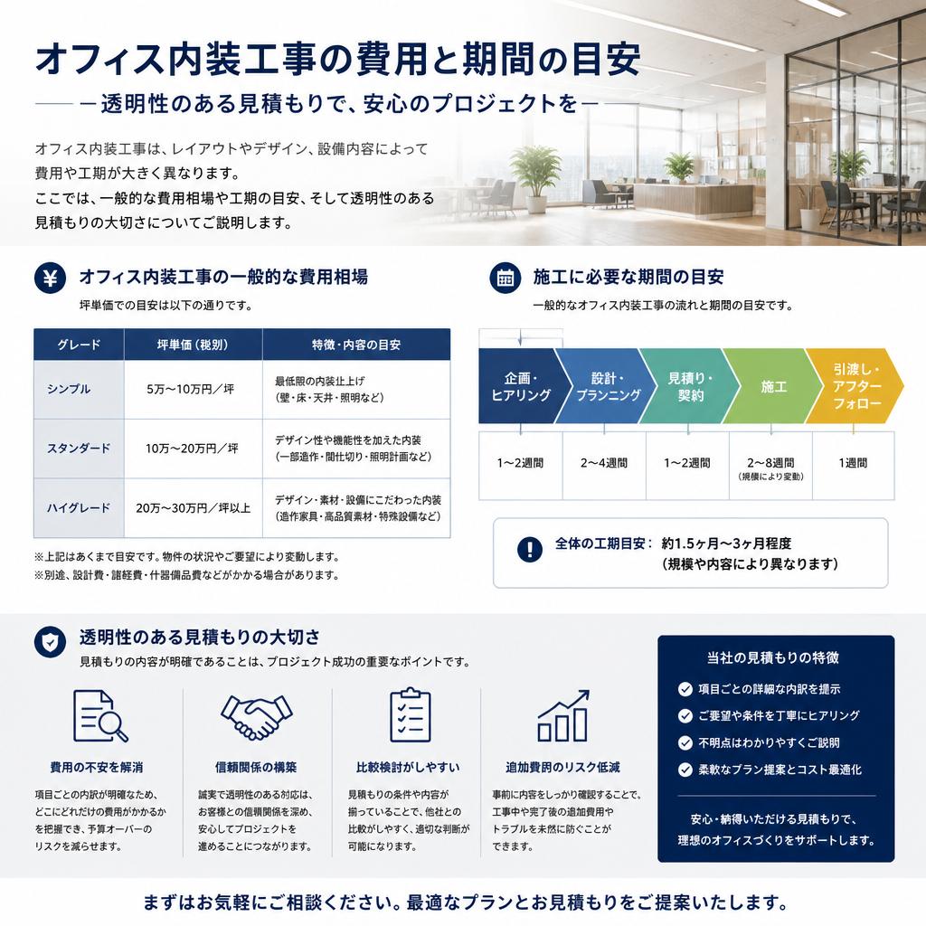 5. 費用と時間の見積もり