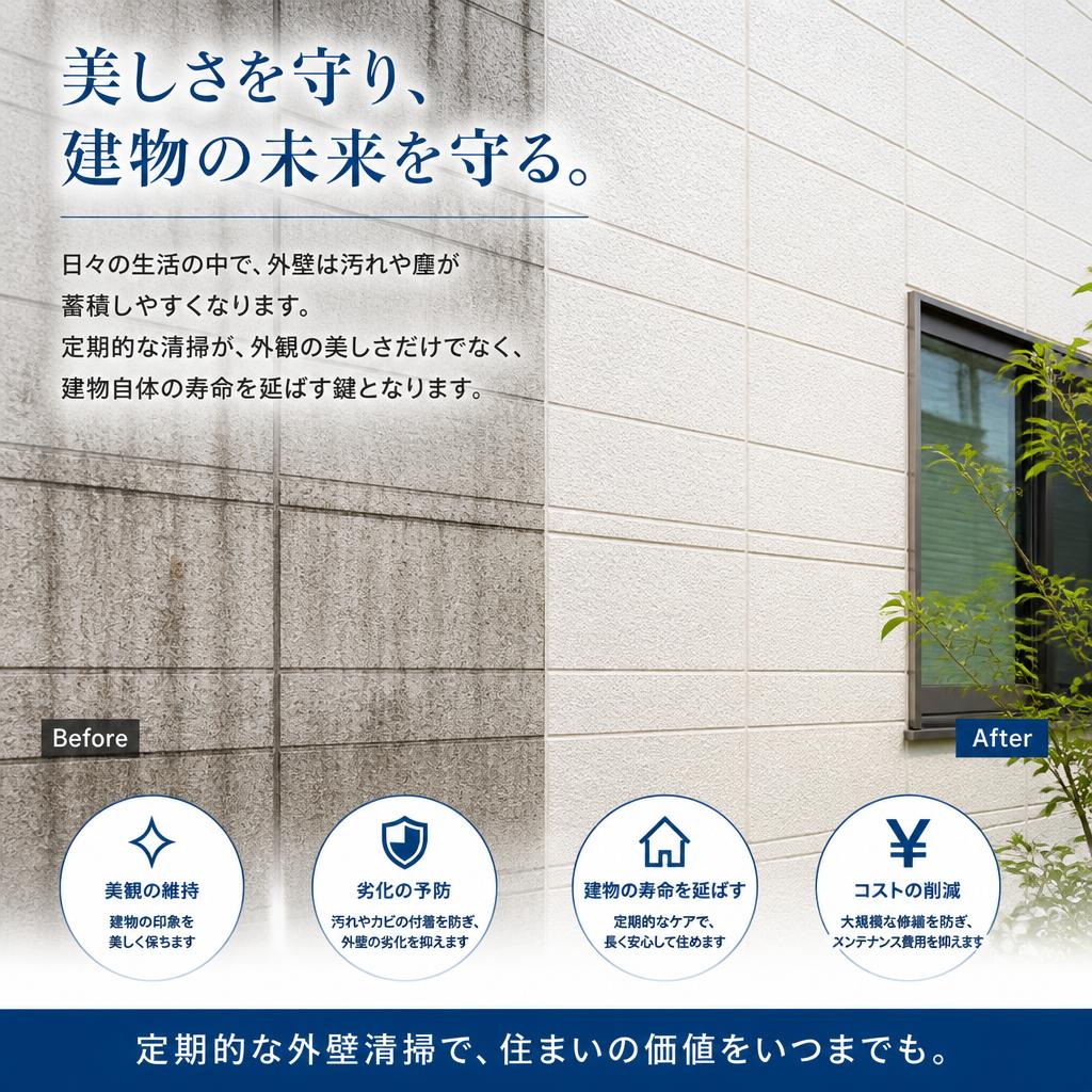 外壁清掃の重要性