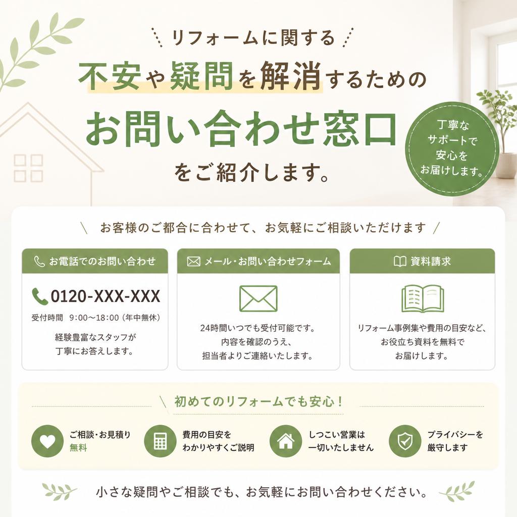 7. お問い合わせ・無料相談のご案内