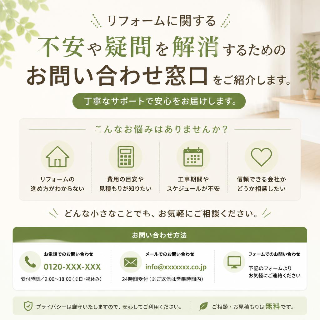 7. お問い合わせ・無料相談のご案内